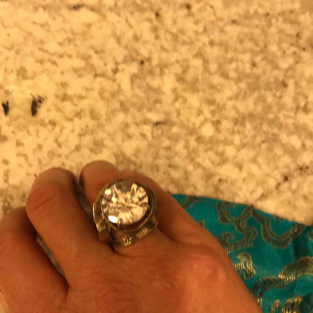 Sterling silver stone ring made in Israel